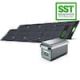 YOSHINO Solid-State Solar Battery Generator 2,000W (1,326Wh) Button Start with 400W (2x 200W) Solar Panels, Camping, Home, RV K20SP22