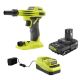 RYOBI ONE+ 18V Cordless High Volume Inflator with ONE+ 18V 2.0 Ah Compact Battery and Charger