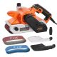 VEVOR Belt Sander 10 AMP 4 in. x 24 in. Corded Sander 6 Speed with 2 in 1 Vacuum Adapter, 2 Dust Bags 2 Belts for Woodworking