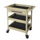 Torin 3-Layer Rolling Tool Cart: 16 in. W, Multifunction Utility Cart with 1-Slide Drawer and Service Cart