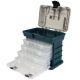 Stalwart 7 in. W - Gray Plastic Small Parts Organizer with 4 Drawers for Hardware or Craft Supplies - Portable Tool Box