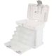 Stalwart 7 in. W - White Plastic 4 Drawer Tool Box for Hardware or Craft Supplies - Portable Tool Box