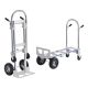 VEVOR 2 in 1 800 lbs. Aluminum Hand Truck Heavy-Duty Industrial Convertible Folding Hand Truck and Dolly Load Capacity DGNSTHC800BEQ4JJTV0