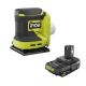 RYOBI ONE+ 18V Cordless 1/4 Sheet Sander with ONE+ 18V 2.0 Ah Lithium-Ion Battery