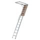 Louisville Ladder Energy Efficient 10 ft.- 12 ft., 25.5 in. x 63 in. Insulated Aluminum Attic Ladder with 375 lbs. Type IAA Load Capacity AL2540LG-R5