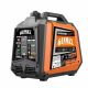 GENMAX 1600-Watt Recoil Start Gasoline Powered Inverter Generator Ultra Light-weight Super Quiet With 57CC OHV Engine