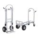 VEVOR 2-in-1 Aluminum Folding 1000 lbs. Capacity Hand Truck with Rubber Wheels Heavy-Duty Industrial Collapsible Cart DGNSTHC1000BJ1CRXV0