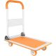 Tatayosi 330 lbs. Weight Capacity Folding Platform Hand Truck Push Cart Dolly in Orange P-DJ-120094