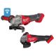 Milwaukee M18 FUEL 18V Lithium-Ion Brushless Cordless 4-1/2 in./5 in. Braking Grinder W/Paddle Switch and Brushless Grinder