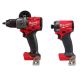 Milwaukee M18 FUEL 18V Lithium-Ion Brushless Cordless 1/2 in. Hammer Drill/Driver w/1/4 in. Hex Impact Driver