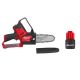 Milwaukee M12 FUEL 6 in. 12V Lithium-Ion Brushless Electric Cordless Battery Pruning Saw HATCHET with 2.5 Ah High Output Battery