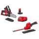 Milwaukee M12 FUEL 8 in. 12V Lithium-Ion Brushless Cordless Battery Hedge Trimmer w/6 in. Hatchet Pruning Saw Kit (2-Tool)