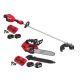 Milwaukee M18 FUEL 18V Brushless Cordless 17 in. Dual Battery String Trimmer w/Top Handle Chainsaw, (4) Battery, (2) Charger