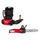 Milwaukee M18 FUEL 18V Brushless Cordless Dual Battery Backpack Blower Kit w/16 in. Chainsaw, (4) 12.0 Ah Batteries, 2 Chargers