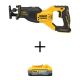 DEWALT 20-Volt MAX XR Lithium-Ion Cordless Brushless Reciprocating Saw with POWERSTACK 20-Volt Lithium-Ion 5.0Ah Battery Pack