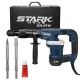 Stark 1200-Watt 3100BPM 20.5 in. x 4.5 in. Corded HEX Demolition Jack Hammer Kit with Chisels, Auxiliary Handle and Metal Case