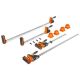 WEN Parallel Clamp Set with Two 24 in. Clamps, Two 50 in. Clamps, and Framing Kit (4-Piece)