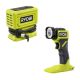 RYOBI ONE+ High Pressure Inflator Kit with 2.0 Ah Battery, Charger, and Cordless LED Light