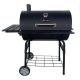 GRILLFEST BARREL STYLE Charcoal Grill in BLACK WITH BUILT IN THERMOMETER