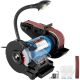 VEVOR 2 in. Belt Sander and 6 in. Disc Sander With Sturdy Base and LED Working Lamp