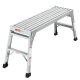 ITOPFOX 6 ft. Reach Portable Folding Work Aluminum Step Stool Drywall Safe ANSI Approved of Capacity 225 lbs. with Non-Slip H2SA11OT066