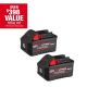 Milwaukee M18 18V 6.0 Ah Lithium-Ion REDLITHIUM FORGE Battery (2-Pack)