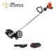 ECHO eFORCE 56-Volt Cordless Battery Powered Brushless Lawn Edger with 2.5Ah Battery and Top Mount Charger