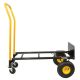 Amucolo 330 lb. Hand Truck Dual Purpose 2 Wheel Dolly Cart and 4 Wheel Push Cart with Swivel Wheels Yead-CYD0-09X