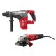 Milwaukee M18 FUEL 18V Lithium-Ion Brushless Cordless 1-9/16 in. SDS-Max Rotary Hammer with 13 Amp 5 in. Small Angle Grinder