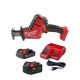Milwaukee M18 FUEL 18V Lithium-Ion Brushless Cordless HACKZALL Reciprocating Saw with (1) 5.0 Ah, (1) 2.0 Ah Battery and Charger