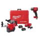Milwaukee M18 FUEL ONE-KEY 18V Lithium-Ion Brushless Cordless 1 in. SDS-Plus Rotary Hammer with M18 FUEL Mid-Torque Impact Wrench