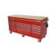 Husky Tool Storage 72 in. W Standard Duty Gloss Red Mobile Workbench Tool Chest