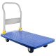 Otryad 500 cu. ft. Metal Garden Cart, Platform Truck with 1320lb Weight Capacity and 360 Degree Swivel Wheels QS-WY022