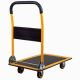 Rune say 660 lb. Truck Hand Flatbed Cart Dolly Folding Moving Push Heavy-Duty Rolling Truck in Yellow BKTAK26