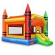 CLOUD9 Cloud 9 Crayon Bounce House with Slide without Blower
