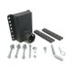 Trailer Valet Large Mount Bracket Kit for use with TVJX Side Jacks, Black Powered Coated Rust Resistant Finish