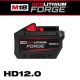 Milwaukee M18 18V Lithium-Ion REDLITHIUM FORGE HD 12.0 Ah Battery Pack
