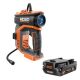 RIDGID 18V Cordless Portable Inflator with 2.0 Ah MAX Output Battery