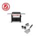 Weber Slate Griddle 3-Burner Propane Gas 30 in. Flat Top Grill in Black with Smash Burger Set