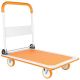 Tidoin 660 lbs. Capacity Orange Heavy-Duty Moving Platform Hand Truck Cart Truck-YD-008