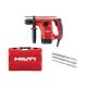 Hilti 120-Volt SDS-Plus 1-3/32 in. TE 6-CL Corded Rotary Hammer Drill Kit with 3 TE-CX Hammer Drill Bits