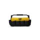 CAT Tool storage, 17 in., 14 pockets, Black and yellow, 600-D Polyester ,Open tote , Heavy duty handle