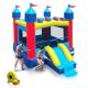 Karl home Inflatable Water Park Bounce House with Slides, Basketball Hoop and 1100-Watt Blower