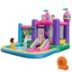 Gymax 6-In-1 Kids Inflatable Bounce House with 750-Watt Blower Jumping Area Ball Pit Pools
