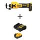DEWALT 20V XR Lithium-Ion Cordless Rotary Drywall Cut-Out Tool with 20V MAX XR 5.0 Ah Battery Pack and Charger