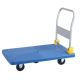 Amucolo 1320 lbs. Capacity Blue Steel Foldable Platform Truck Hand Truck CTCY-500A