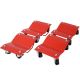 ANGELES HOME 6000 lbs. Capacity Car Dolly, Heavy-Duty 4-Tire Wheel Dolly, Red W468CK449