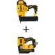 DEWALT 20V MAX XR Lithium-Ion Electric Cordless 18-Gauge Brad Nailer and ATOMIC 20V MAX Cordless 23 Gauge Pin Nailer