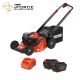 ECHO eFORCE 21 in. 56-Volt Cordless Battery Walk Behind Push Lawn Mower with Two 5.0 Ah Batteries/Rapid Charger