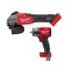 Milwaukee M18 FUEL 18V Lithium-Ion Brushless Cordless 4-1/2 in./5 in. Grinder (Tool-Only) w/Mid Torque 1/2 in. Impact Wrench